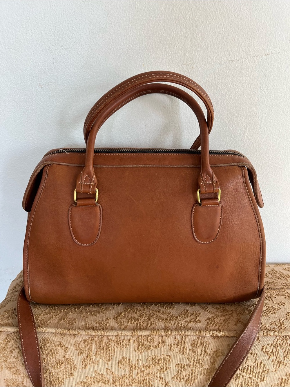 Vintage COACH Broadway Satchel 9891 British Tan Leather